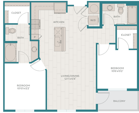 B2 Alt 2 floorplan